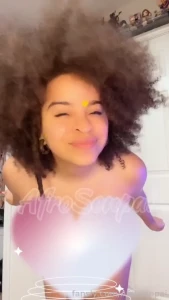 Post hair-wash senpai shenanigans aren t i a cutie fyp naturalhair