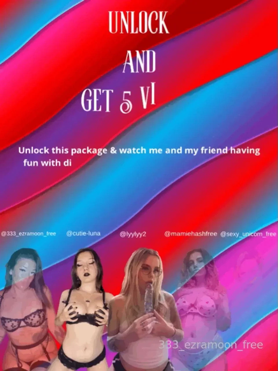 Coucou babe moi et 4 de mes amies t avons pr par un package sp cial part 1 