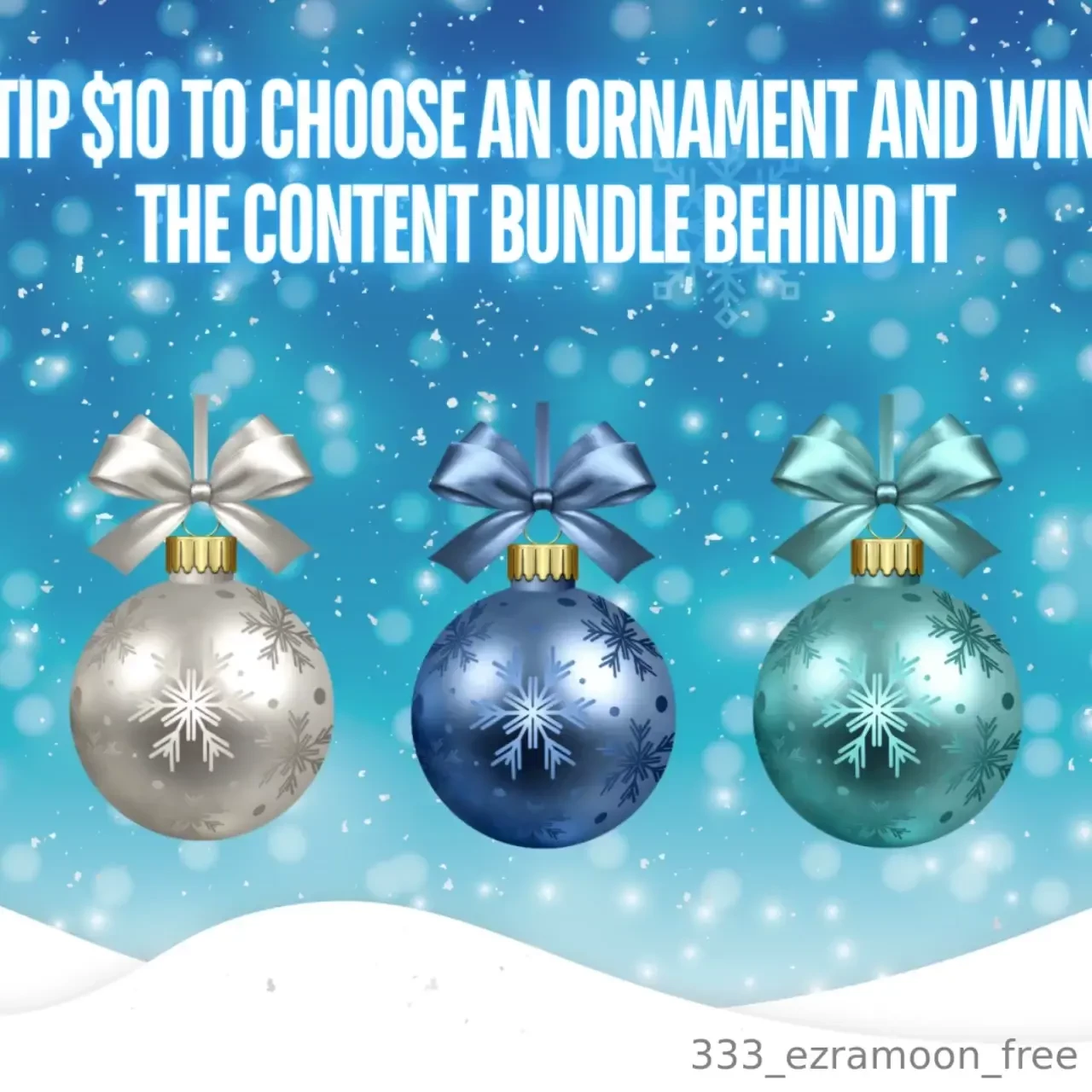 Choisis une boule de no l et d couvre le prix qui se cache en dessous 