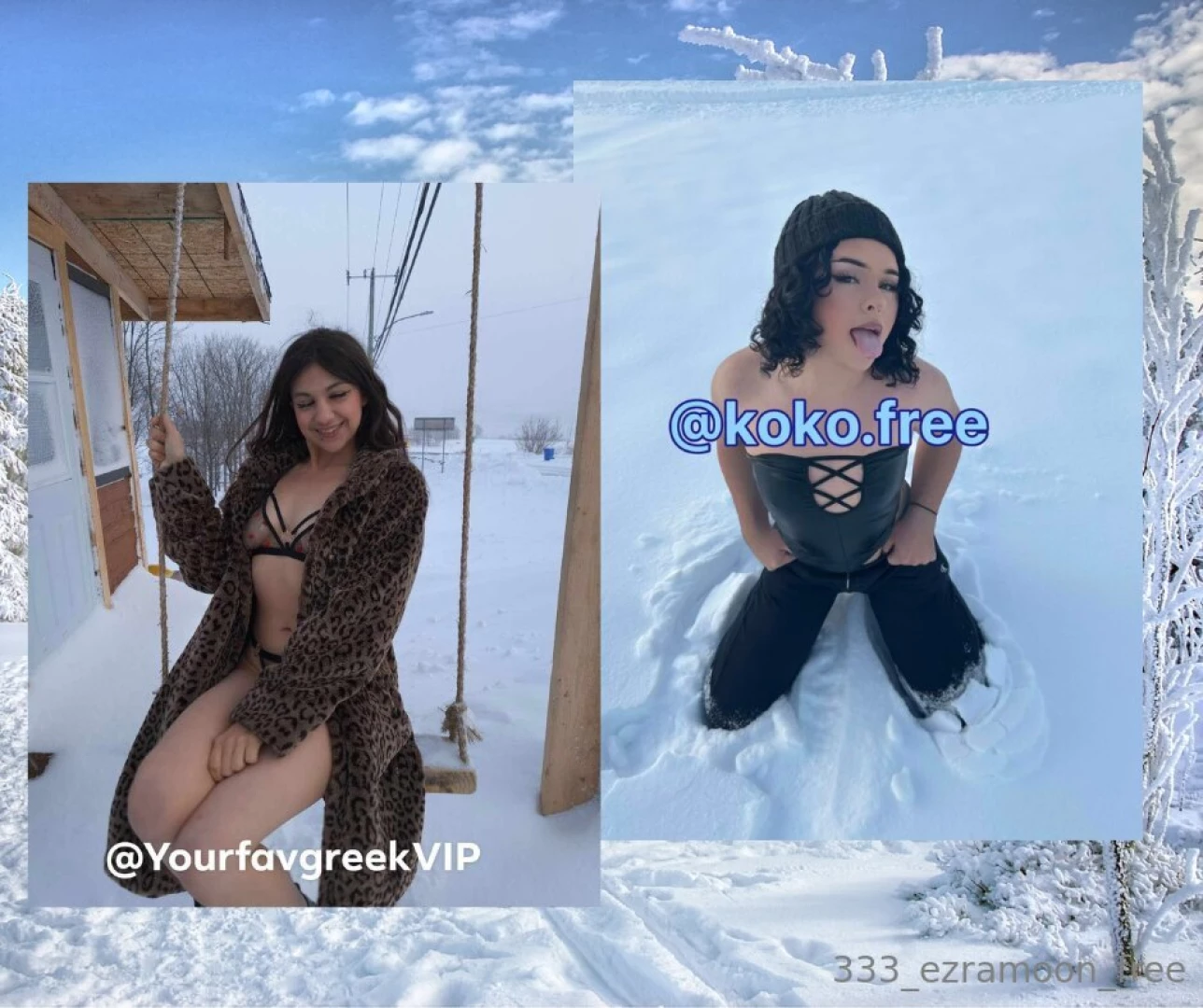 Avec qui aimerais tu jouer dans la neige a yourfavgreek b koko free 