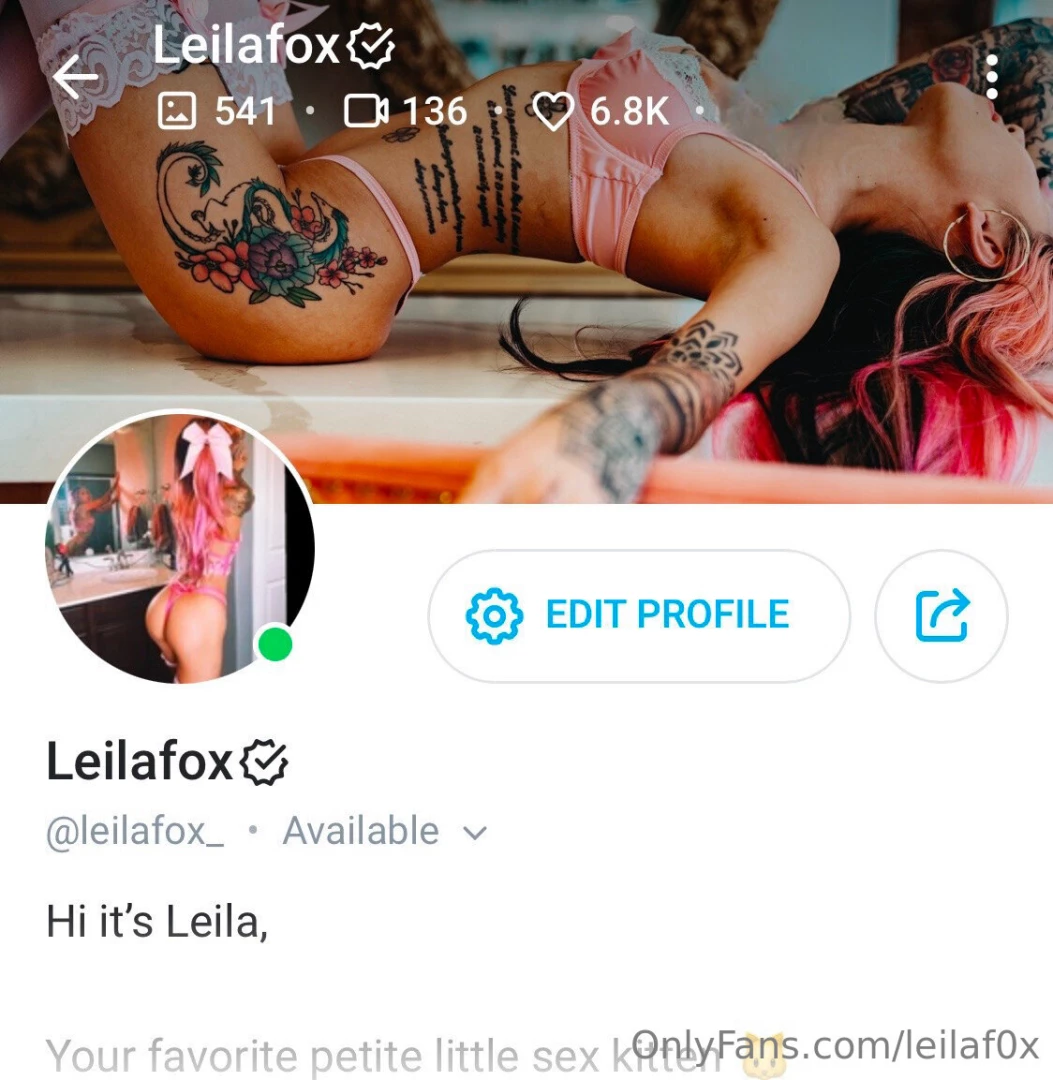 Follow my paid page for more exclusive content leilafox_ 