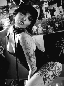 Black and white lingerie part 4