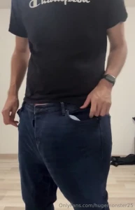 Bulging my monster i cannot fit into underwear and have to wear baggy