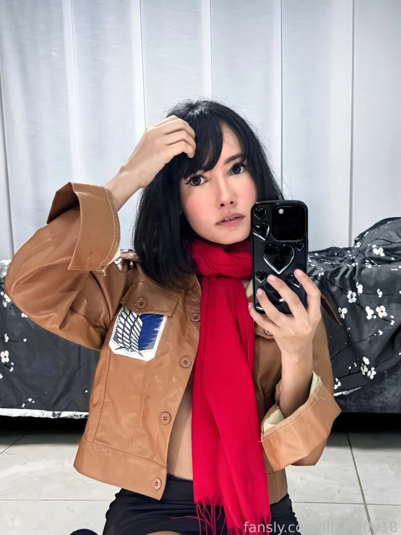 Mikasa in your bedroom what would you do cosplay teen mikasa cosplayer 