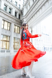 Chinese red today s selfie