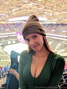 Who knew she liked hockey