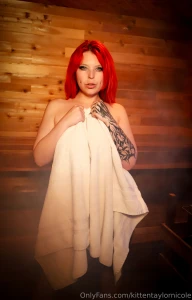 Workouts arent over until we get in the sauna