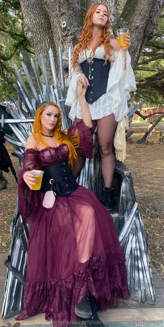 We have the best time together how do you like our iron throne look 
