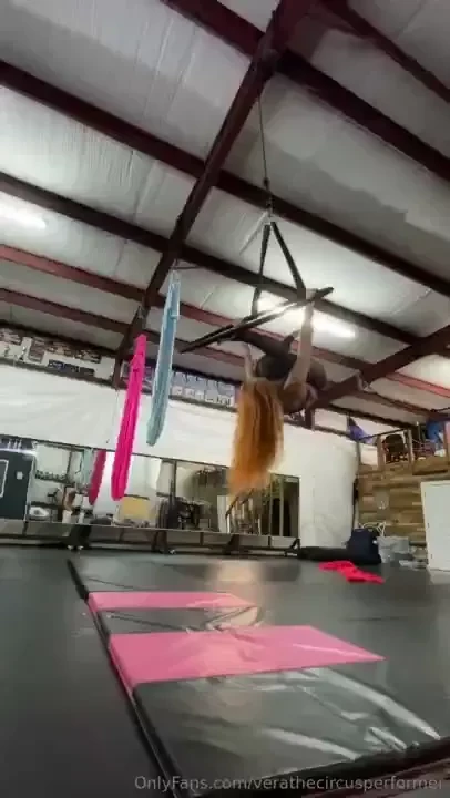 Practicing some things at aerial gym i teach at practicing my own part 1 