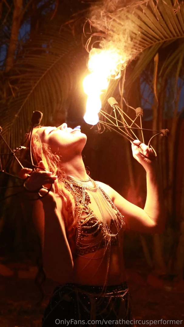 Just casually lighting my tongue on fire hehe 