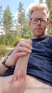 Just a quick stop in the woods after work