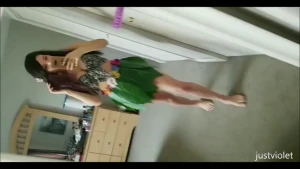 Wild jungle girl and banana 26 10