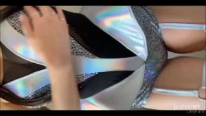 Spacebabe fucks her metal dildo 13 22mins part 1