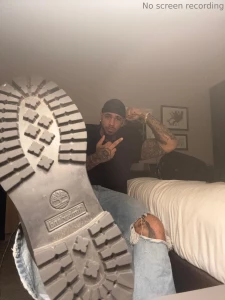 Met one of my subs today made him worship my boots haha who s next and