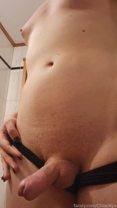 Coming out of the shower just about to put some clothes on got horny part 1