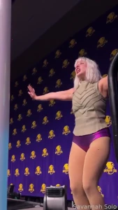 Oh my god i got to gogo dance for the star wars party at dragon con