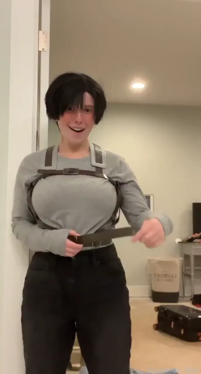 I m cosplay testing a new fem levi cosplay for holiday matsuri and it 