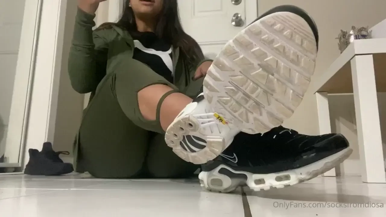 Sweaty socks removal and domination 