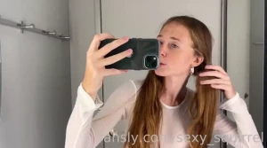 Trying on some new clothes part 1 fyp tease amateur skinny petite