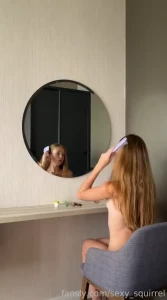 Doing my girly morning routine before heading out fyp amateur skinny