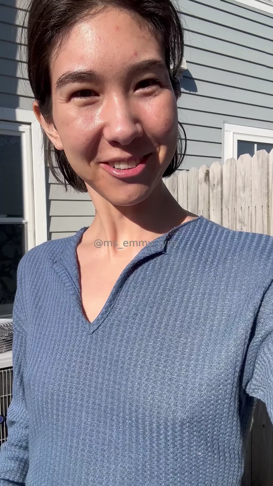 Augie s animated tail plus me chatting off the cuff re my backyard part 2 