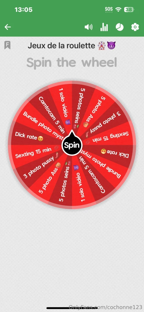 Viens jouer la roulette avec moi toujours gagnant 1 spin 20 2 spin 25 