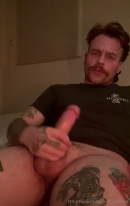 Just lots of videos of me pumping my thick cock and thinking of you b
