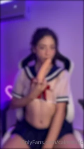 Que rico se siente tu verga en toda mi boca papi con full saliva y mi