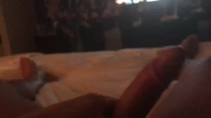 Stocking that cock after pamelabaal teased it by showing off her naked