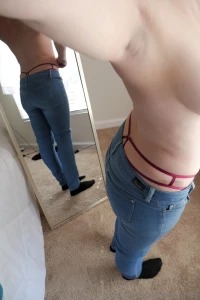 Caught this beautiful lady getting dressed part 2
