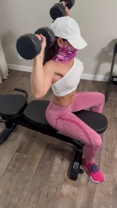 Here s some super sexy pictures of me working out and getting sweaty