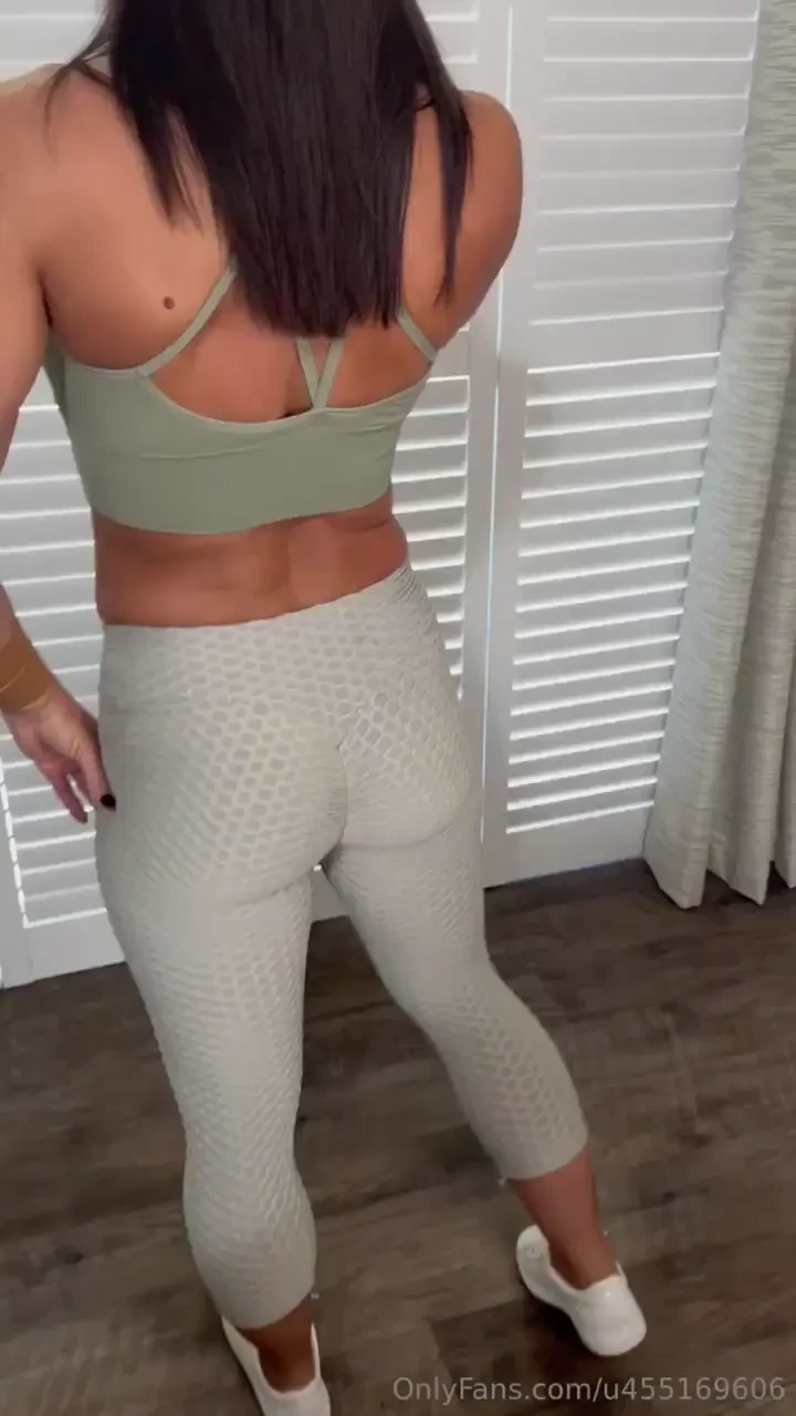 Here is a video and picture compilation of me in a workout outfit this part 1 
