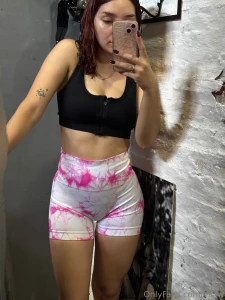 Gym shorts bring a whole different kind of vibe and i m here for it