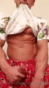 Boner tease pec bounce cumshot stay horny my friends part 2