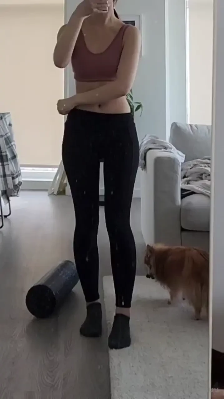 Good morning c do you like my workout outfit 