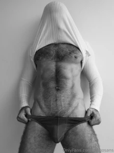 What s black and white and hairy all over