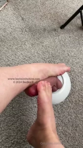 Always a good time for feet on your cock