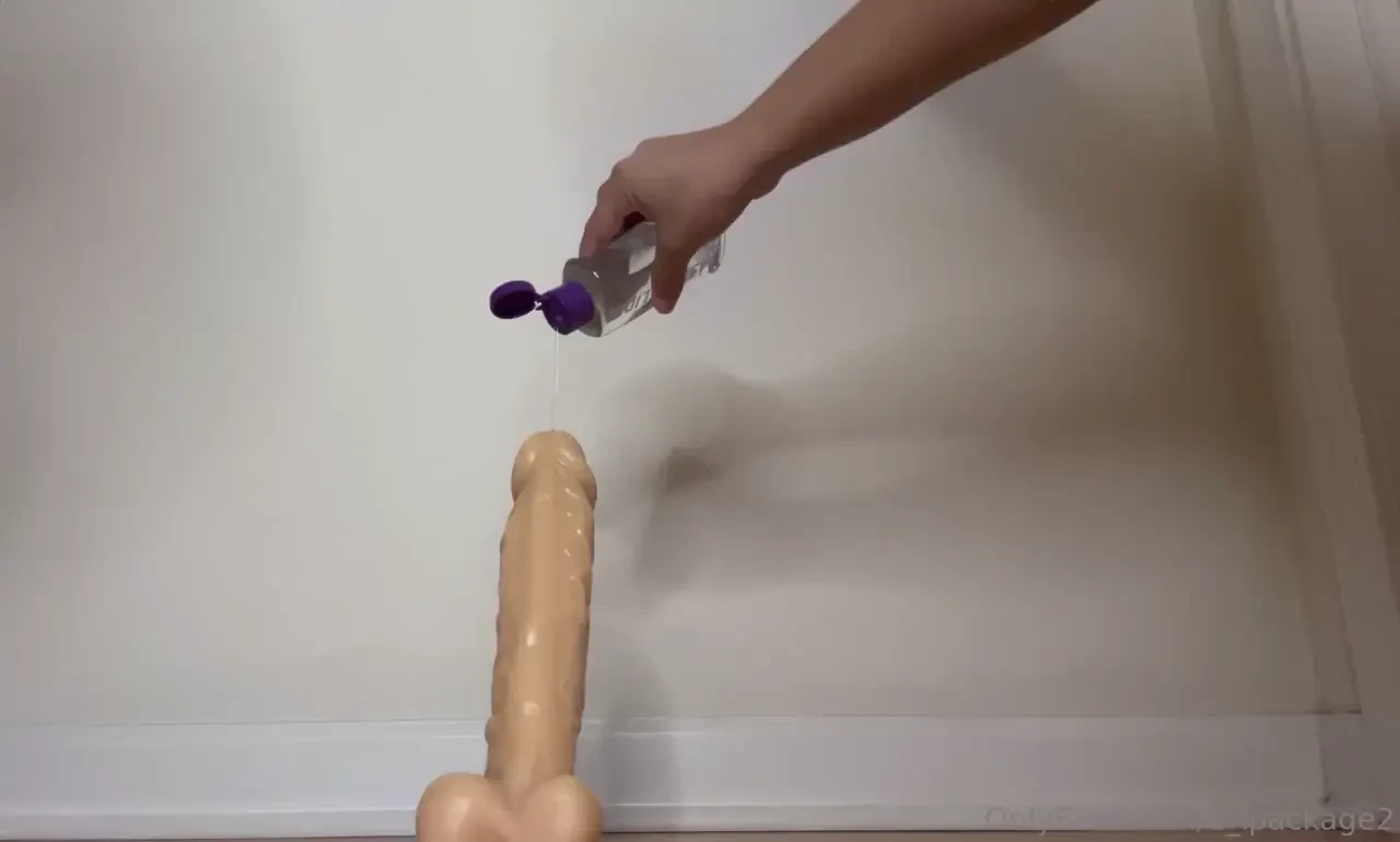 I love this new dildo watch me ride this 10 inch cock while you see my 