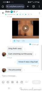 I showed my friend dicksoohard a cum shot ethan gave me and he enjoyed