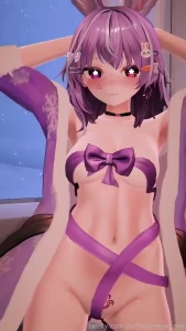This bunny needs you to unwrap them 3d 3dmodel anime femboy vr vtuber