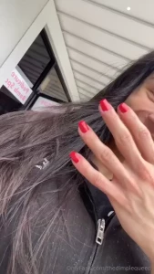 Veiny sparkling red claws be sure to like comment and message me if