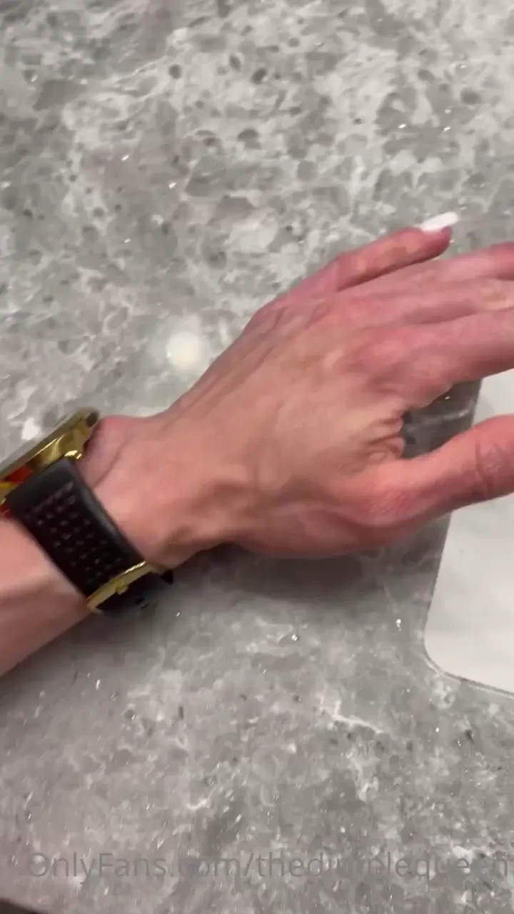 Pumped muscular forearms and cute nails be sure to like comment and 