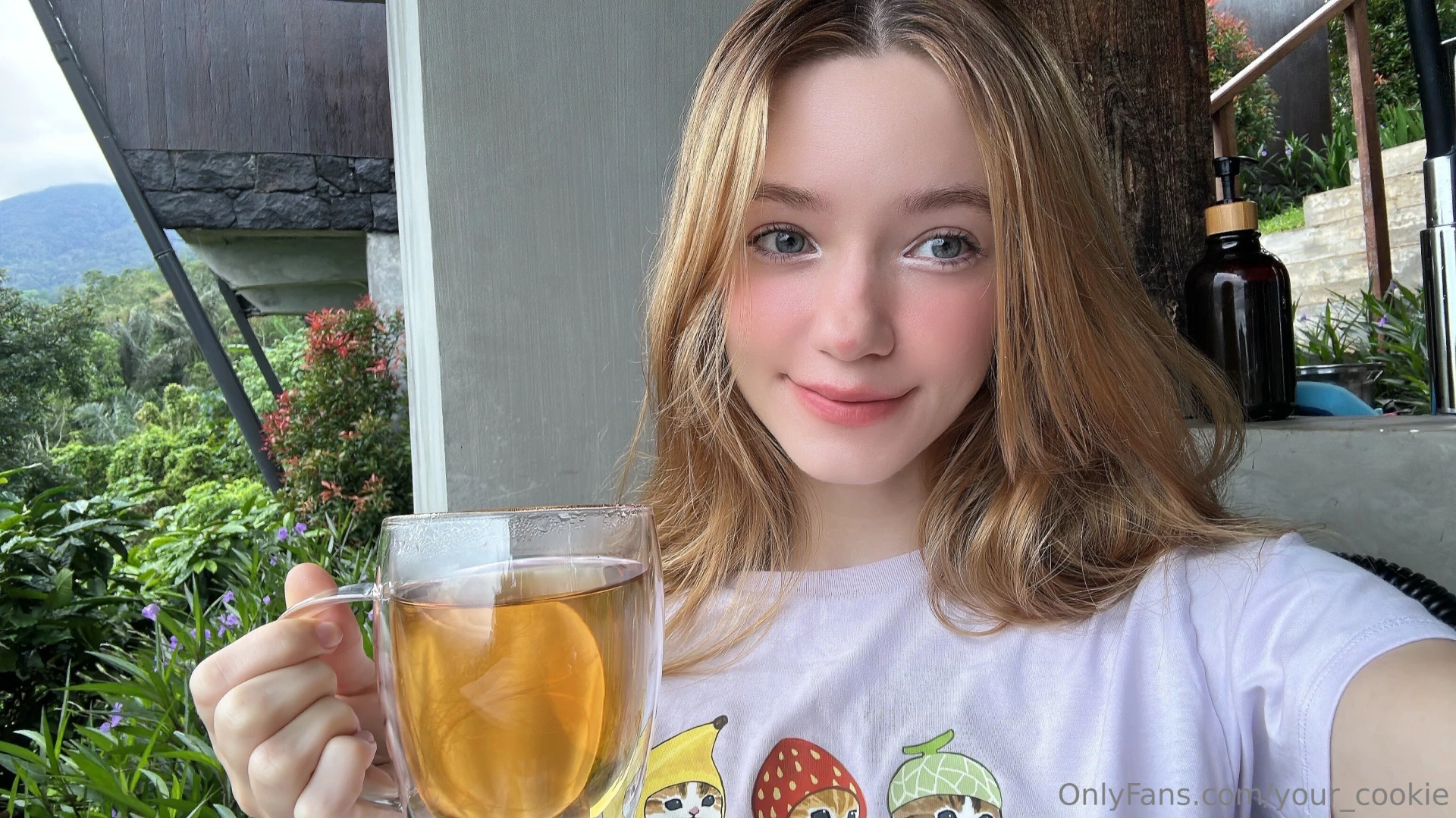 Quiet morning moments are the most precious drinking tea thinking and 