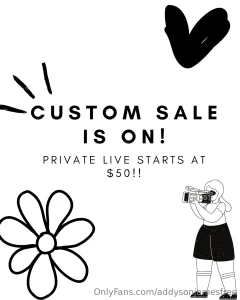 Your fantasy your rules custom content amp private live sessionss