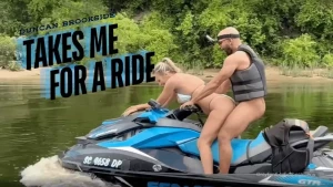 Duncan brookside takes me for a ride on his jetski and his cock