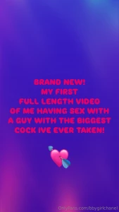 Brand new my first full length video of me having sex with a guy with