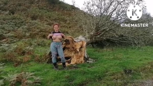 Nothing better than freeing the tits on a nice walk in the middle of