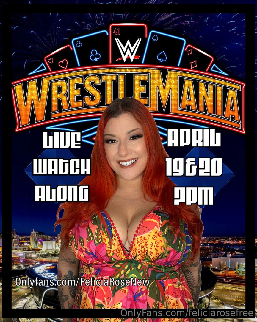 Topless wrestlemania watchalong i hope to see lots of new faces there 