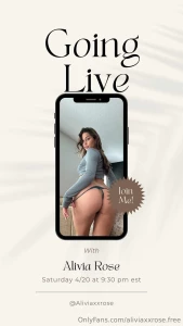 What are you doing later hopefully watching me go live at 9 30 pm est