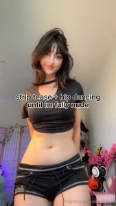 That tiktok alibi trend but strip tease edition belly dancing until im